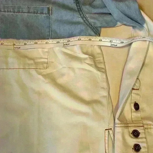 Easel Denim and White shacket. Oversized. NWT. Size medium. - Picture 5 of 10